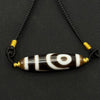 Two-Eyed Dzi Bead Necklace（如意二眼天珠项链）