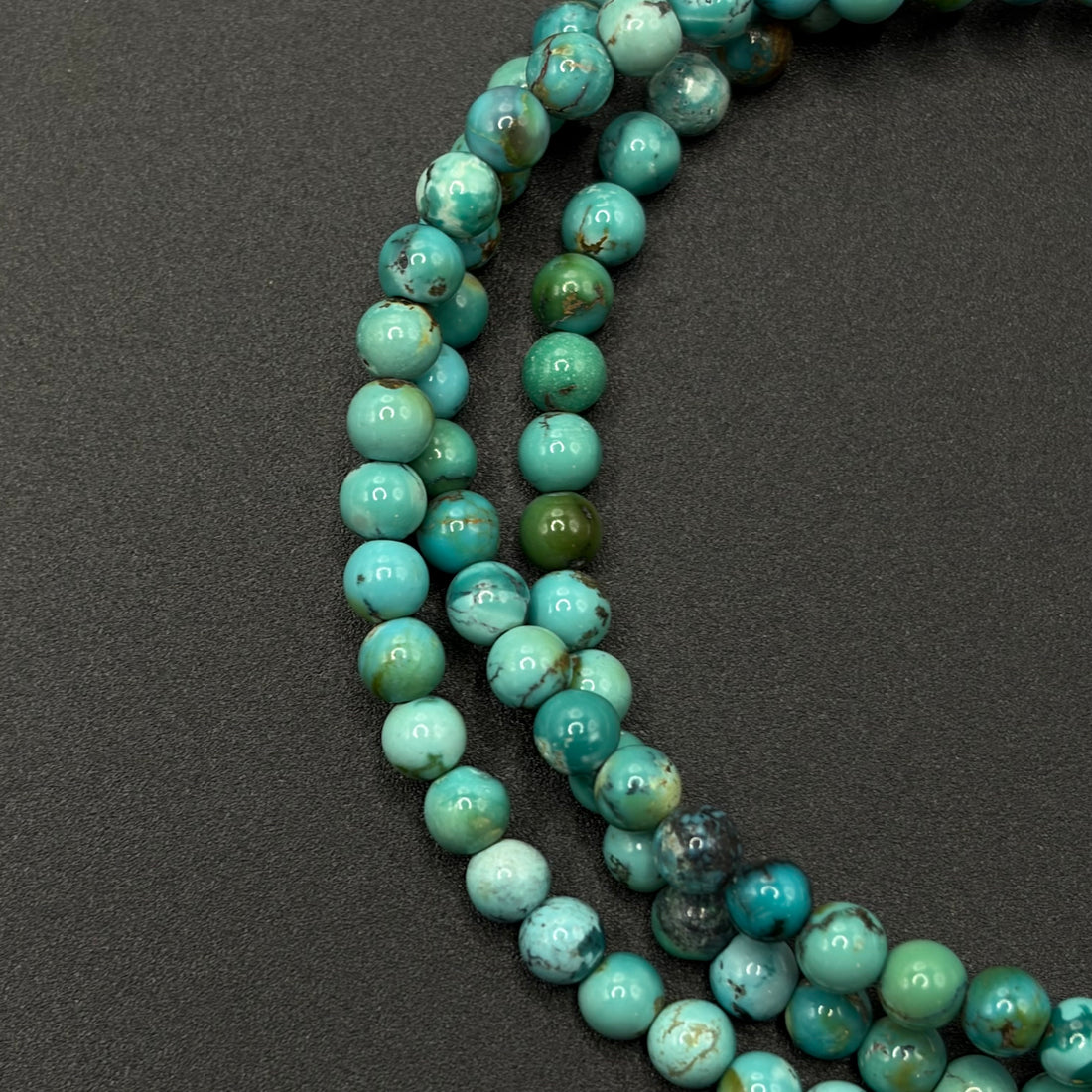 Turquoise Necklace&bracelet （原矿绿松项链&手串）