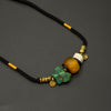 Old Tibetan Multi-Gem Necklace | Antique Amber & Old Turquoise （藏地老物件多宝项链老蜜蜡・老绿松石 牦牛骨）