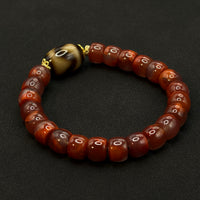 Southred Agate Bracelet （牛血火焰红南红手串）