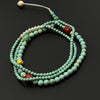 Natural Turquoise & South Red Agate Bracelet