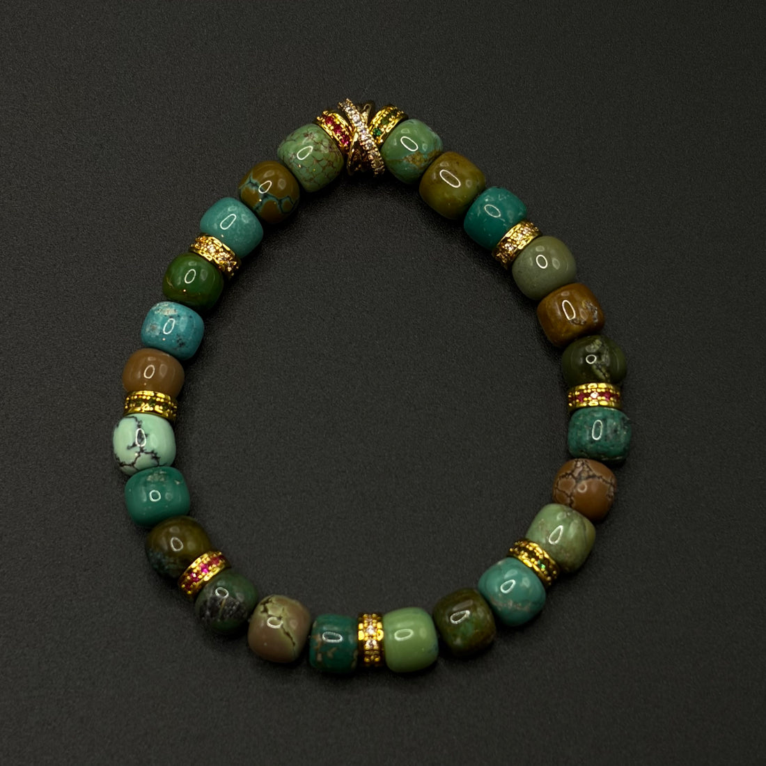 Turquoise Bracelet （原矿绿松石手串）