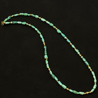 Turquoise Necklace（原矿绿松石项链）