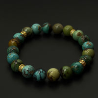 Turquoise Bracelet（唐三彩原矿绿松石手串）