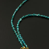 Turquoise Necklace（原矿绿松石随型项链）