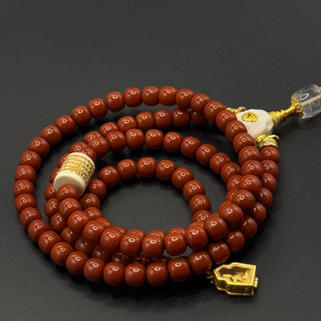 Southred Agate 108 prayer beads