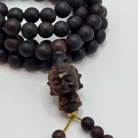 108 Rosewood prayer beads & Akasagarbha Bodhisattva& Lacquer Bead （降真香108颗& 虚空藏菩萨&大漆珠）