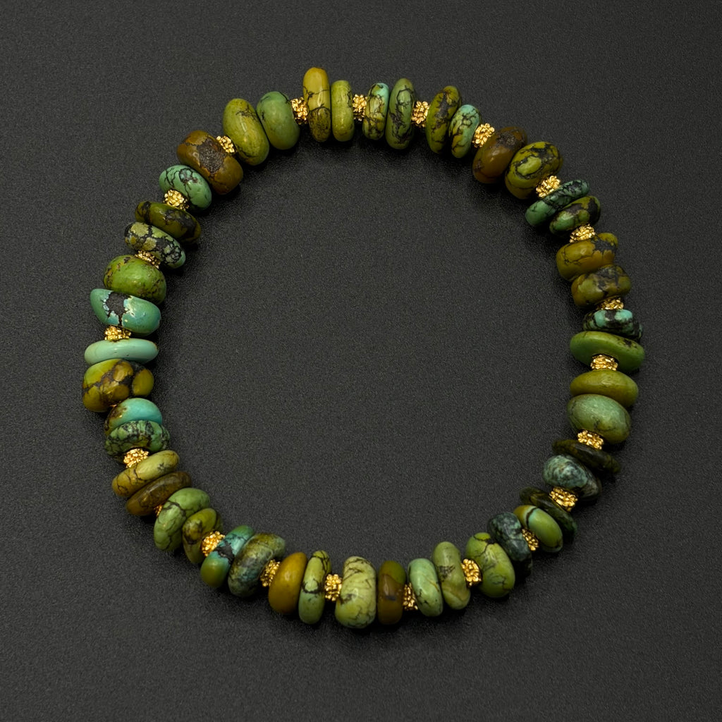 Turquoise Bracelet （原矿绿松石手串）
