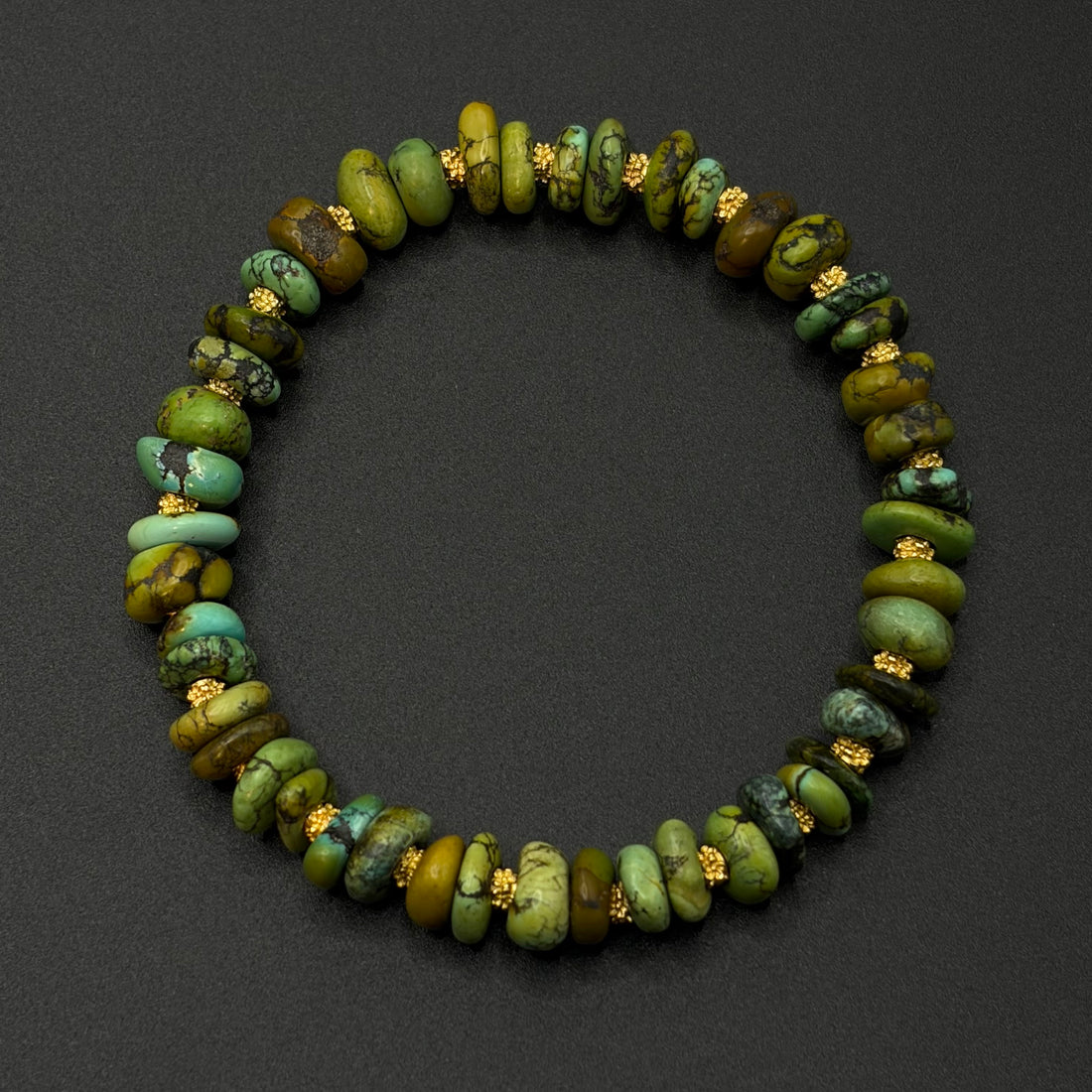Turquoise Bracelet （原矿绿松石手串）