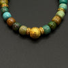 Turquoise Bracelet （原矿绿松石心经手串）