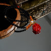 Cinnabar Nine tailed Fox & Scented Rosewood Necklace (朱砂九尾狐配降真香)
