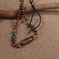 Bodhisattva Tara Dzi Bead Agilawood Necklace