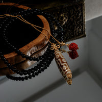 Nine-eyed Dzi Bead Necklace