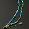 Turquoise Necklace （原矿绿松石随型项链）