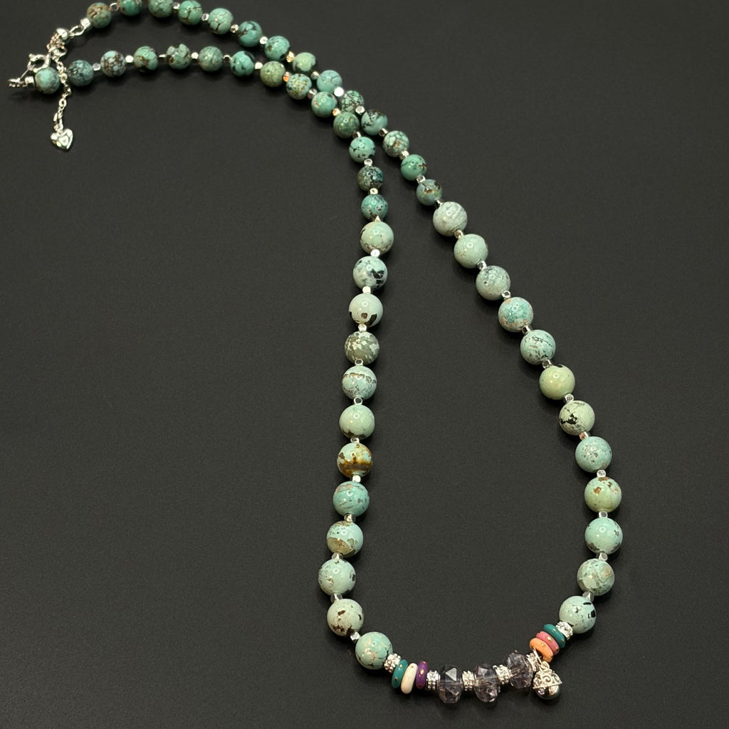 Turquoise Necklace（原矿绿松石项链）