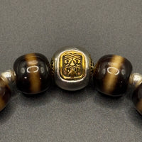 Dzi Bead Bracelet （黑金一线药师天珠手串）
