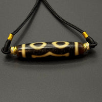 Three-Eye Dzi Bead Necklace （熊猫三眼天珠）