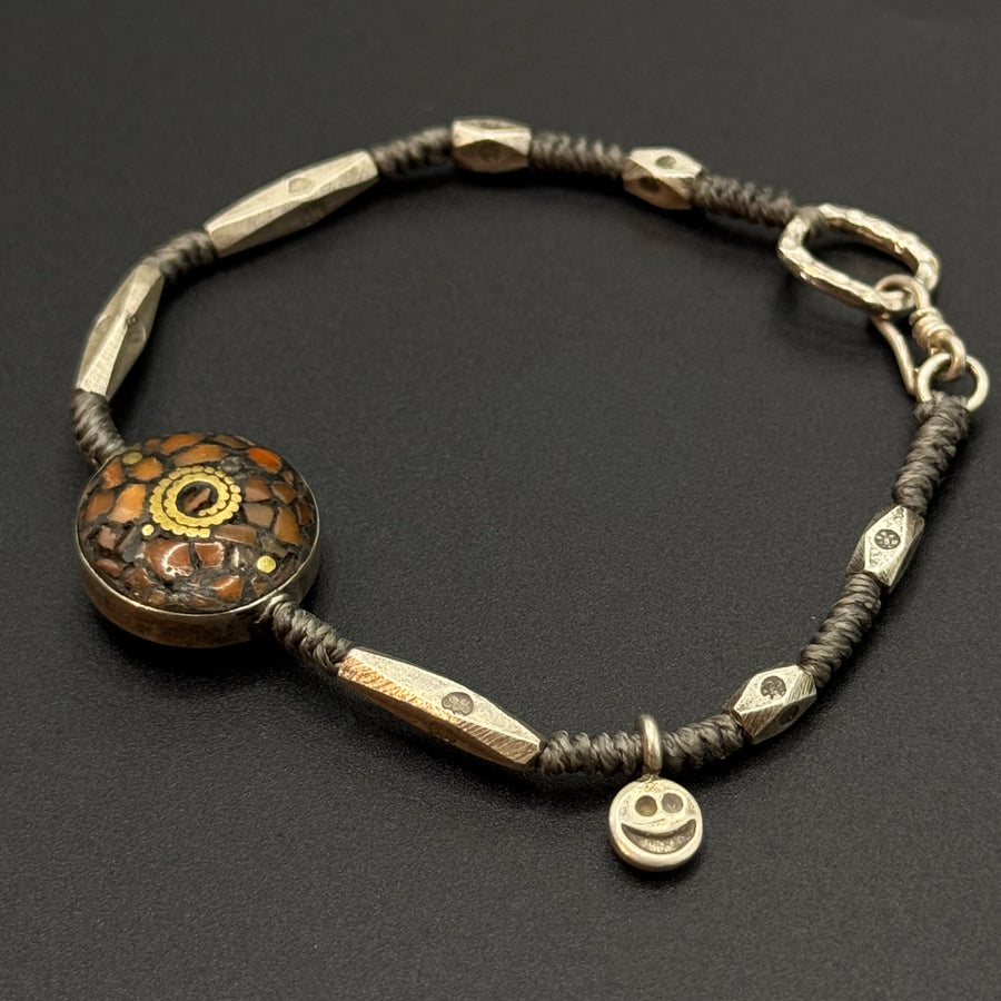 Silver Chain Mandala Bracelet