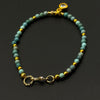 Turquoise Bracelet（雾霾蓝原矿绿松石手链）