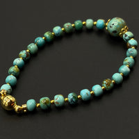 Turquoise Bracelet （原矿绿松石手）
