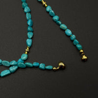 Turquoise Necklace&Bracelet （原矿绿松石随形链）