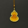 Green Tara & OM Seed Syllable Gourd Thangka（绿度母&om种子字双面葫芦唐卡）
