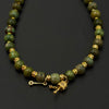 Turquoise & eaglewood Necklace （原矿绿松沉香项链）
