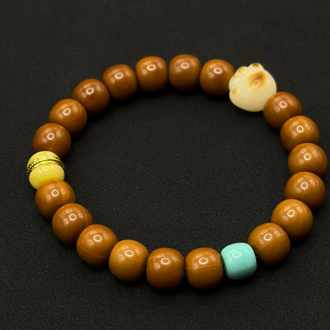 Monkey Head Walnut Bead Bracelet （猴头老型手串）