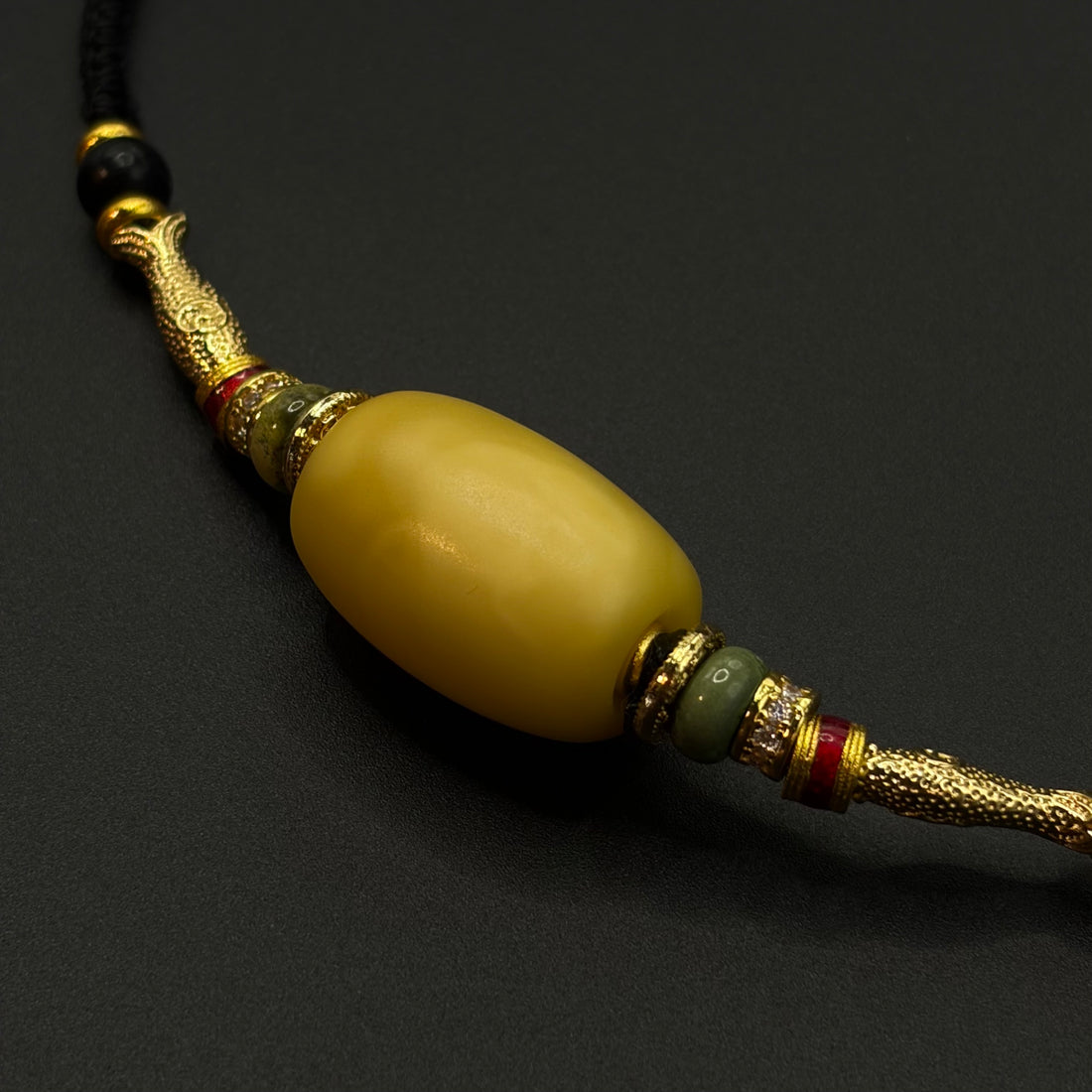 Amber Necklace（蜜蜡桶珠项链）
