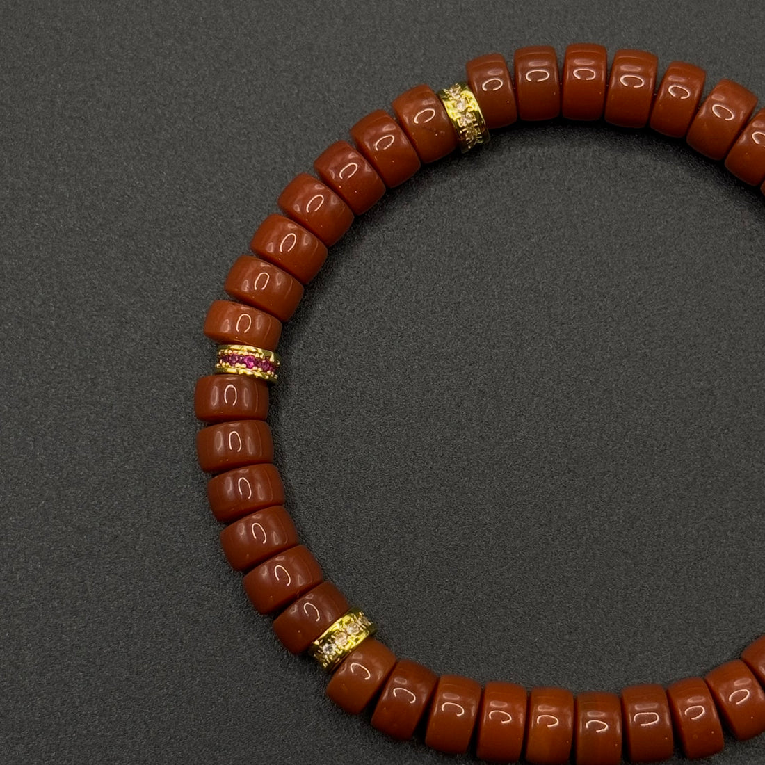 Southred Bracelet （锦红南红手串）