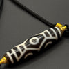 Six-eyed Dzi Bead Necklace (龙六眼天珠项链)