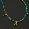 Turquoise Necklace （原矿绿松石随型项链）