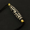 Nine-eye Dzi Bead Necklace （折线九眼天珠）