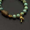 Turquoise & Agarwood Bracelet （原矿绿松石沉香手链）