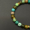 Turquoise Bracelet （原矿绿松石心经手串）