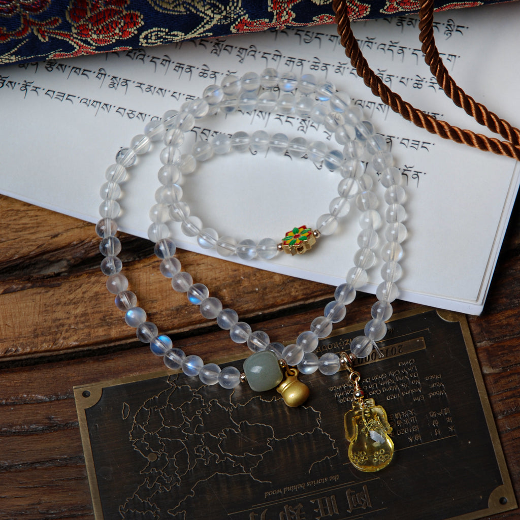 Three Circles  Clear Quartz Bracelet