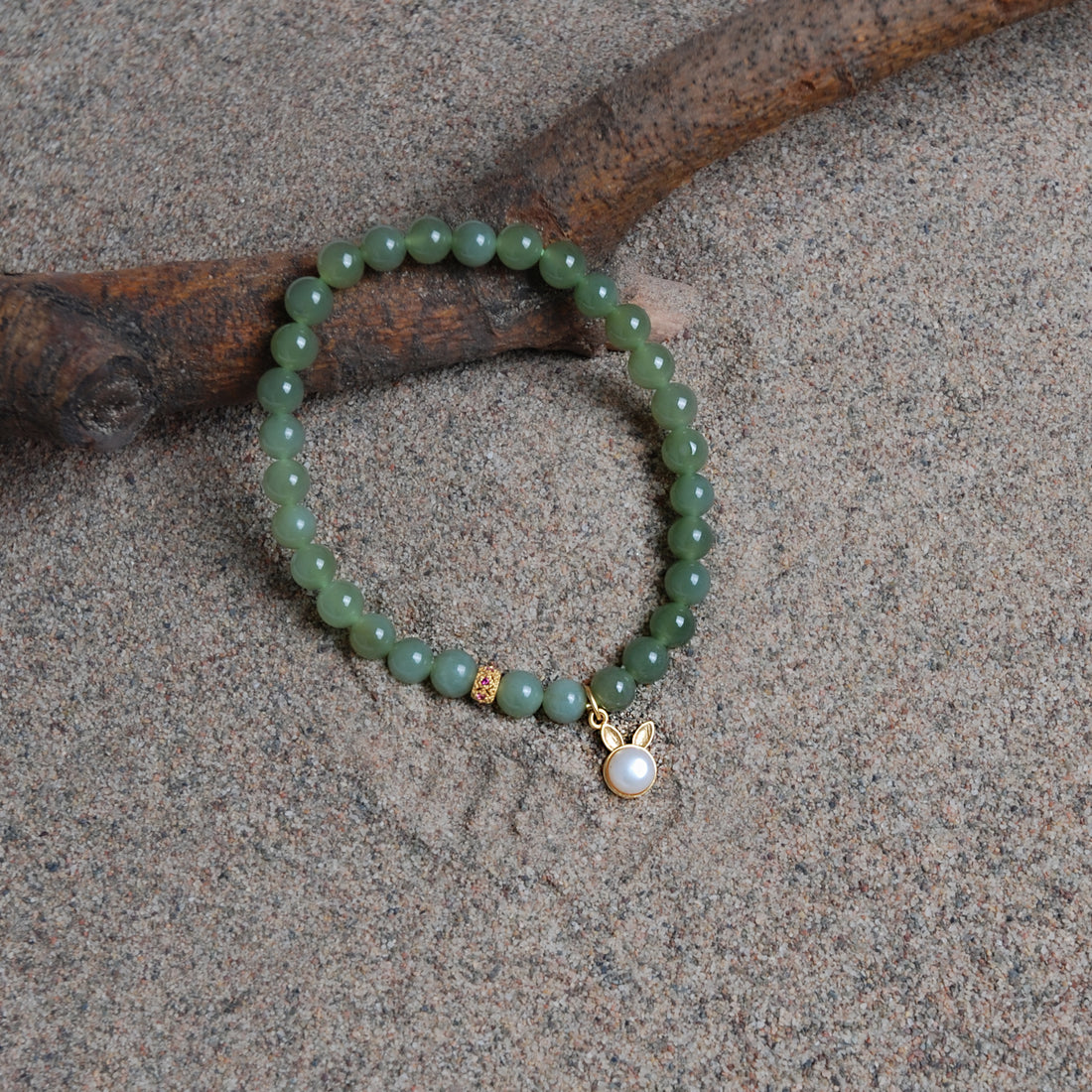 Hetian Jade Pearl Bracelet