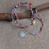 Three-circle tourmaline bracelet