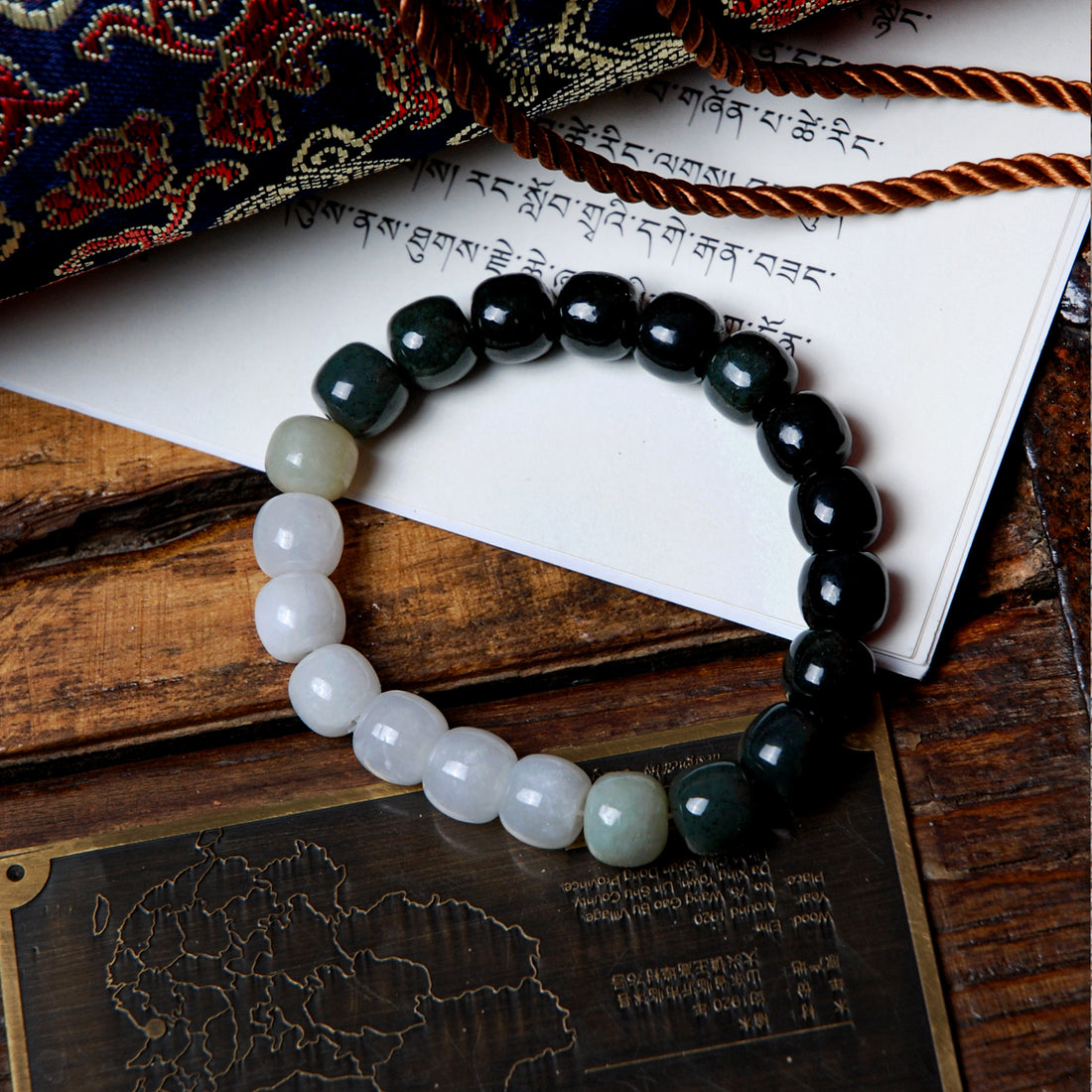 Hetian jade bracelet