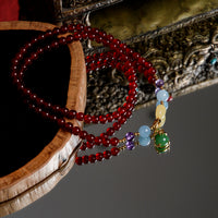 Three Circle Agate Bracelet