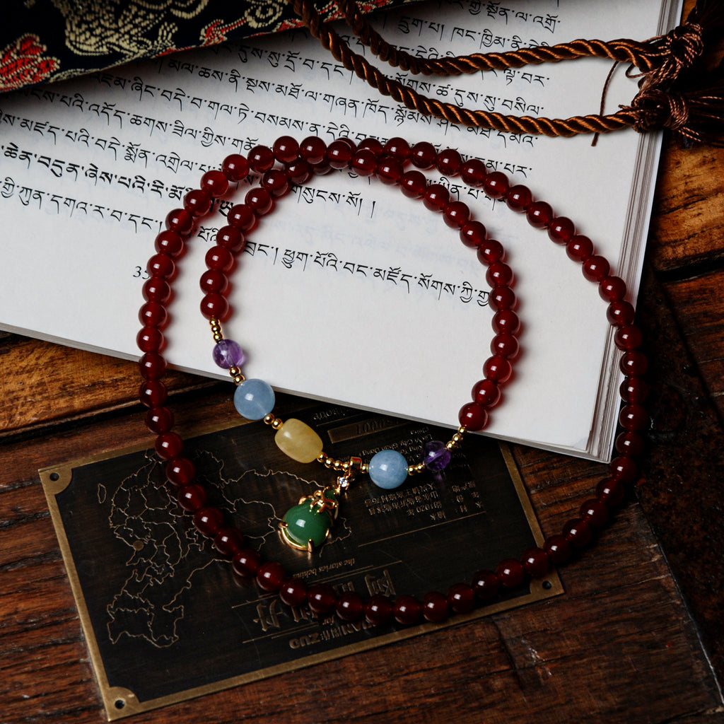 Three Circle Agate Bracelet