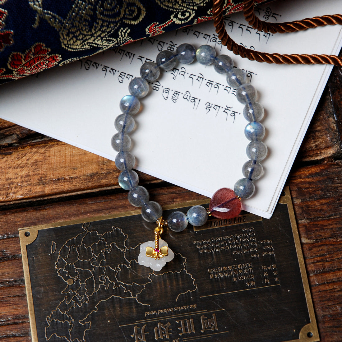 Grey Moonstone Bracelet