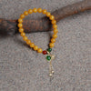 Amber gourd bracelet