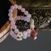 Rose Quartz Bear Bracelet