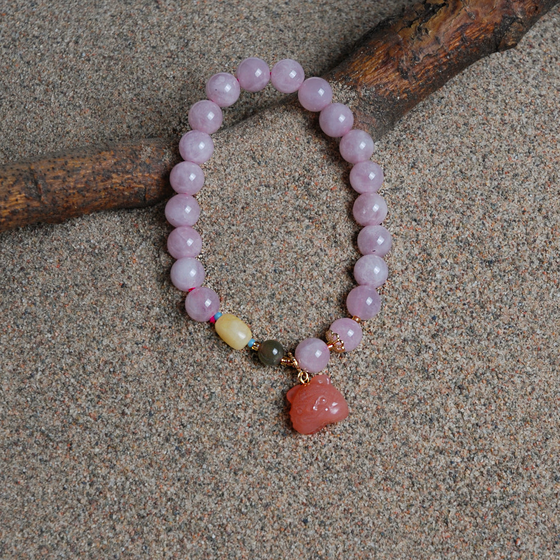 Little Tiger Rose Quartz