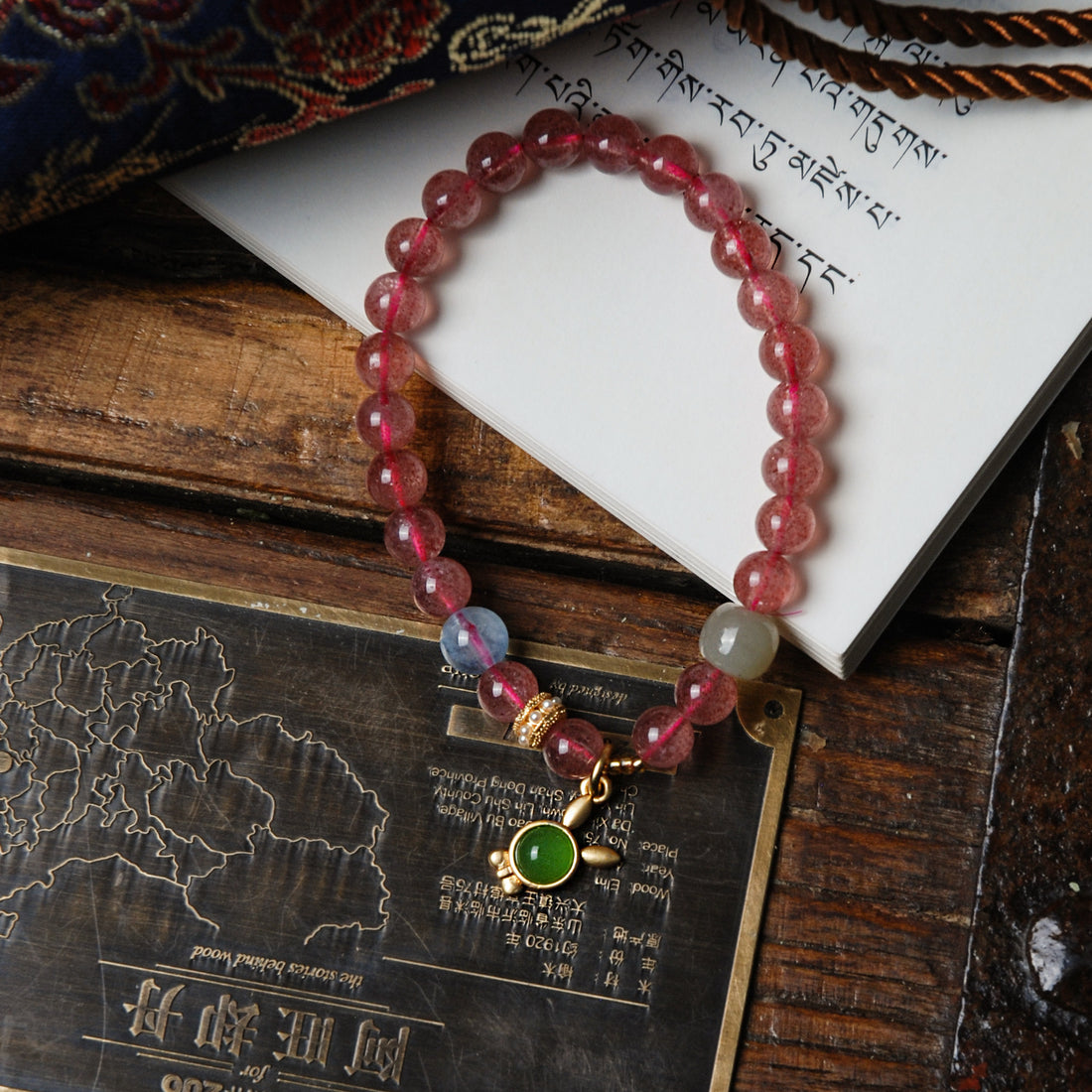 Strawberry  Quartz Bracelet