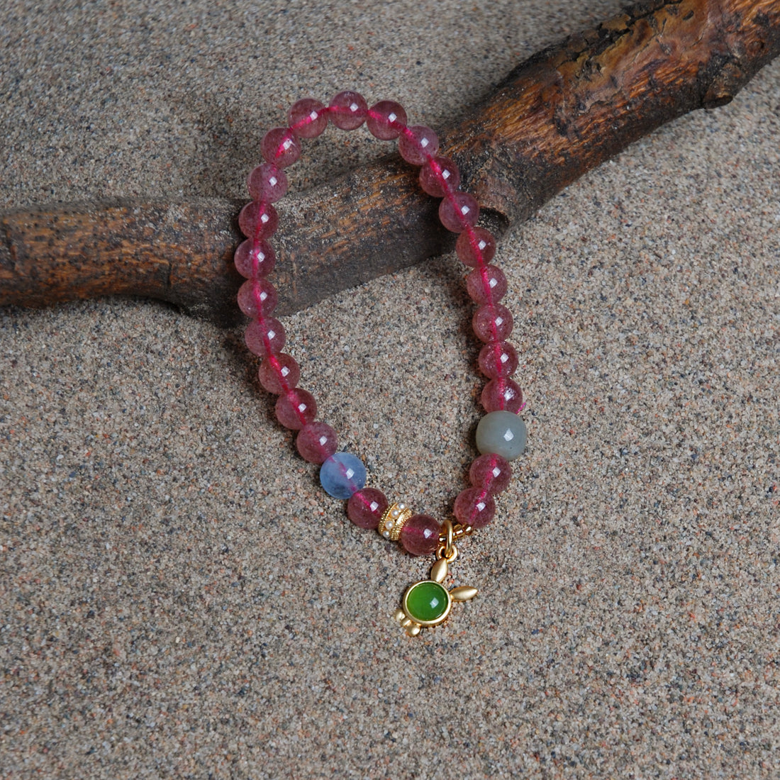 Strawberry  Quartz Bracelet