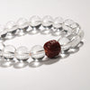Clear Quartz & Cinnabar Bracelet