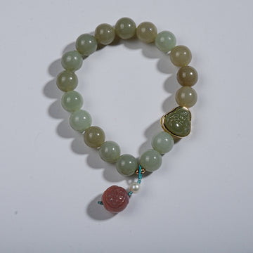 Hetian Jade Buddha Bracelet