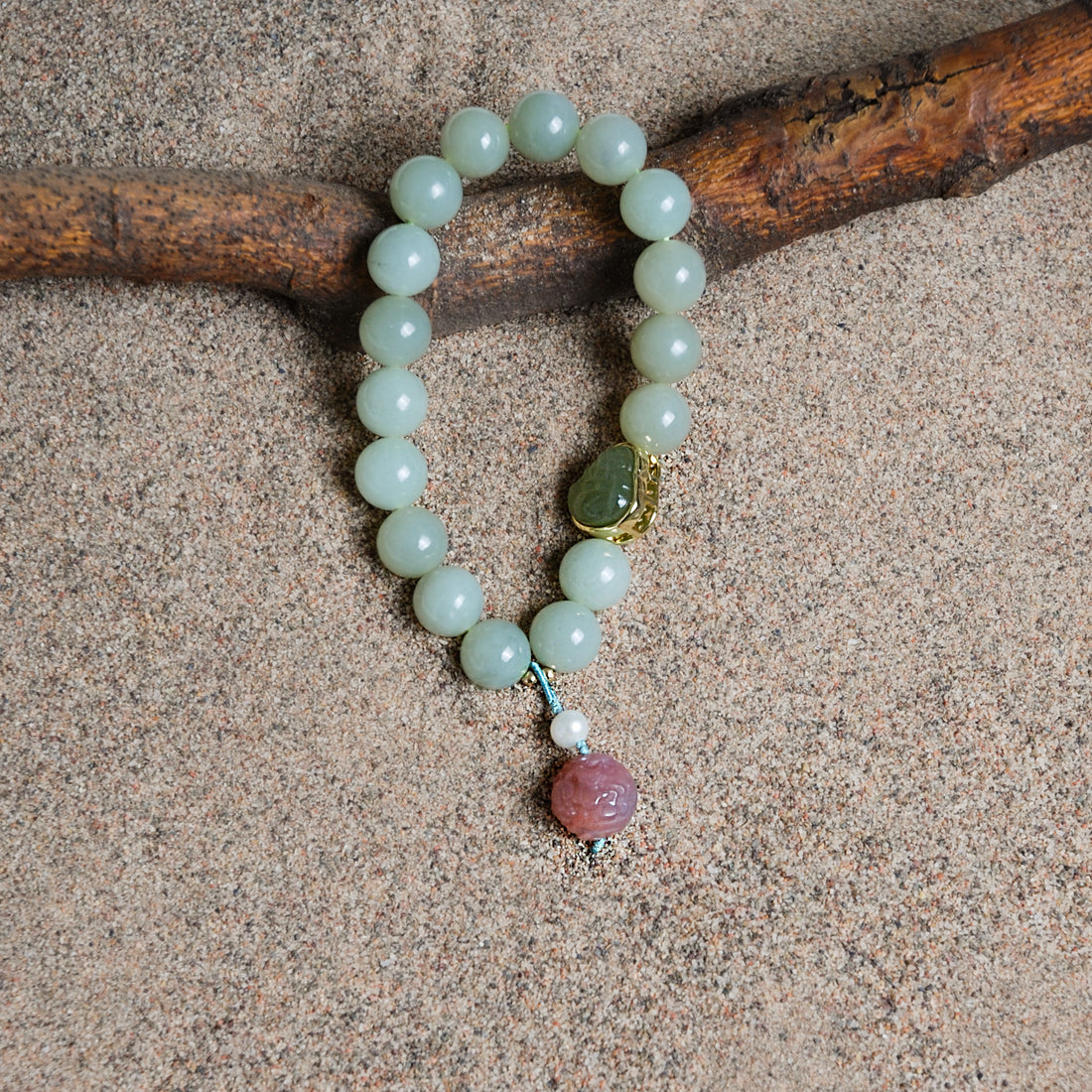 Hetian Jade Buddha Bracelet